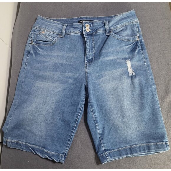 Royalty For Me WannaBettaButt Two Button Bermuda Shorts Women's 14 - Picture 1 of 7